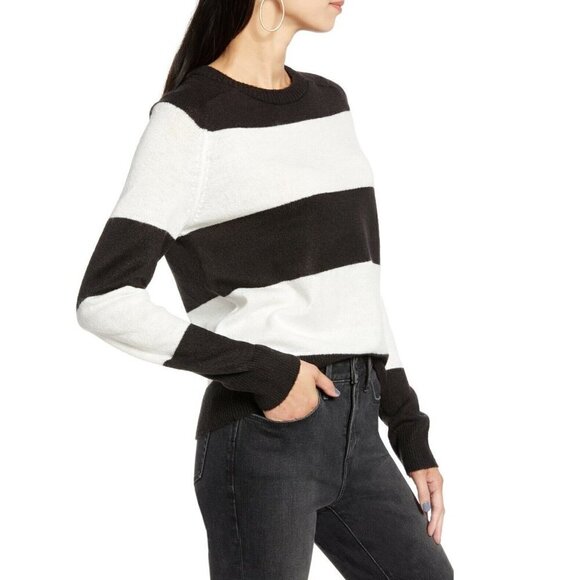 NWT Treasure & Bond Wide Stripe Crew-Neck Sweater - Picture 3 of 10